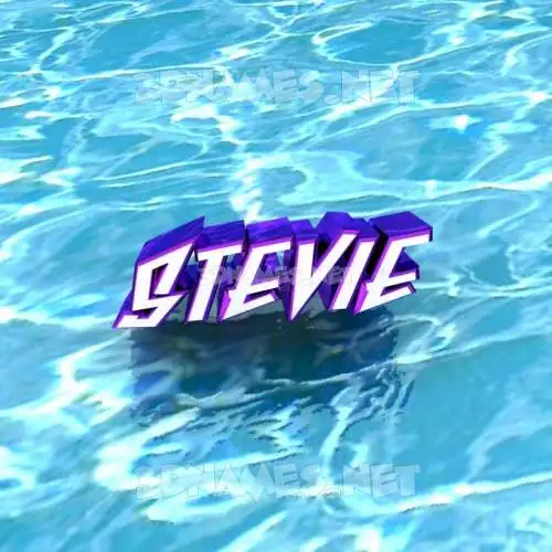 stevie in Water style - 3D name wallpaper stevie in Water style - 3D name wallpaper