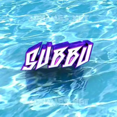 subbu in Water style - 3D name wallpaper subbu in Water style - 3D name wallpaper