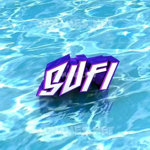 sufi in Water style - 3D name wallpaper sufi in Water style - 3D name wallpaper
