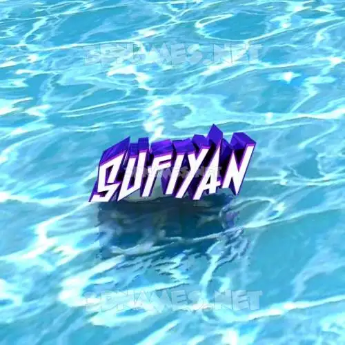 sufiyan in Water style - 3D name wallpaper sufiyan in Water style - 3D name wallpaper