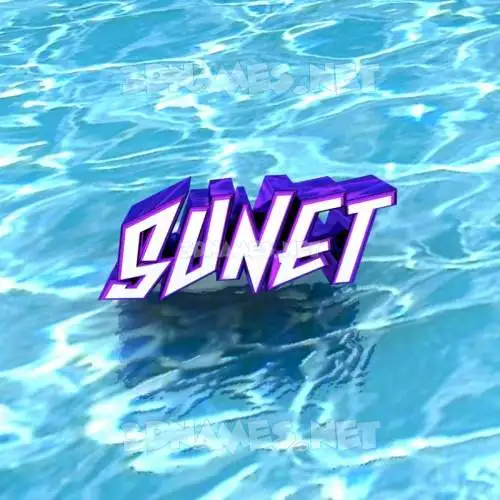 sunet in Water style - 3D name wallpaper sunet in Water style - 3D name wallpaper