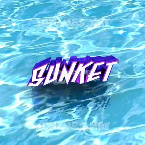 sunket in Water style - 3D name wallpaper sunket in Water style - 3D name wallpaper
