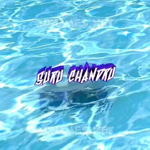 suru chandru in Water style - 3D name wallpaper suru chandru in Water style - 3D name wallpaper