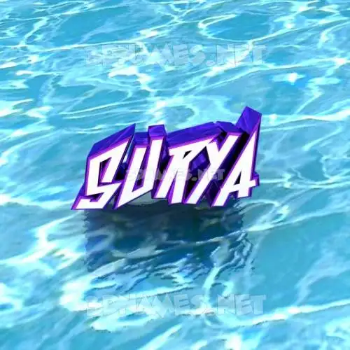 surya in Water style - 3D name wallpaper surya in Water style - 3D name wallpaper