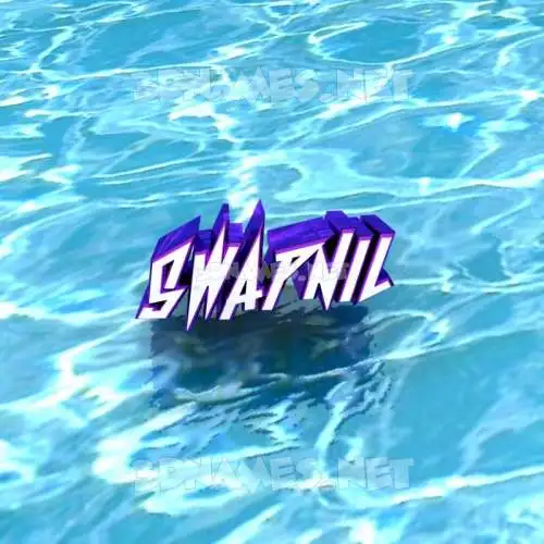 swapnil in Water style - 3D name wallpaper
