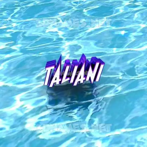 taliani in Water style - 3D name wallpaper taliani in Water style - 3D name wallpaper