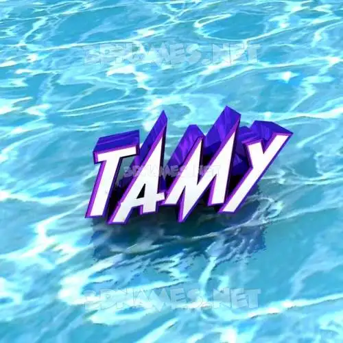 tamy in Water style - 3D name wallpaper tamy in Water style - 3D name wallpaper