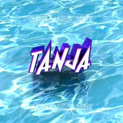 tanja in Water style - 3D name wallpaper tanja in Water style - 3D name wallpaper