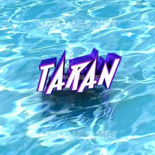 taran in Water style - 3D name wallpaper taran in Water style - 3D name wallpaper