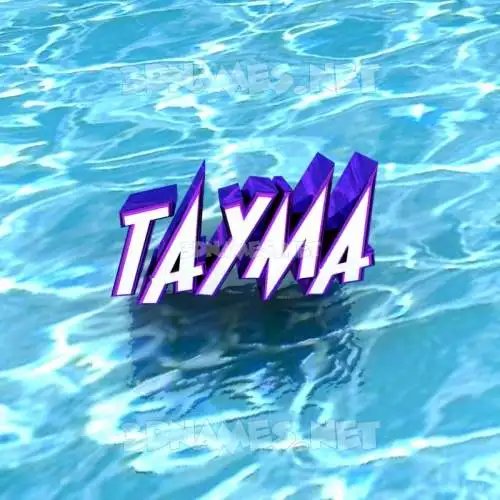 tayma in Water style - 3D name wallpaper tayma in Water style - 3D name wallpaper