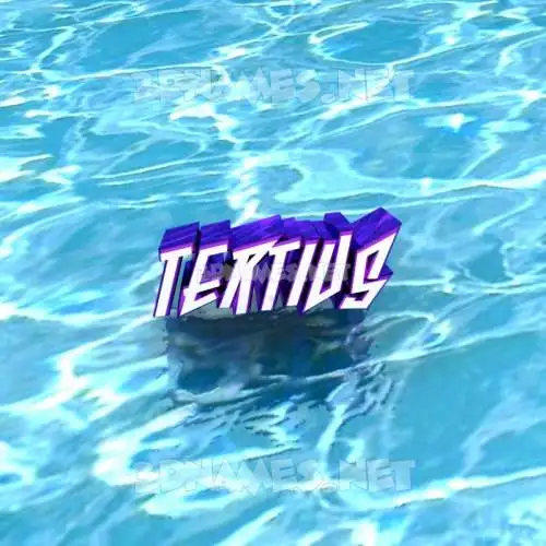 tertius in Water style - 3D name wallpaper tertius in Water style - 3D name wallpaper