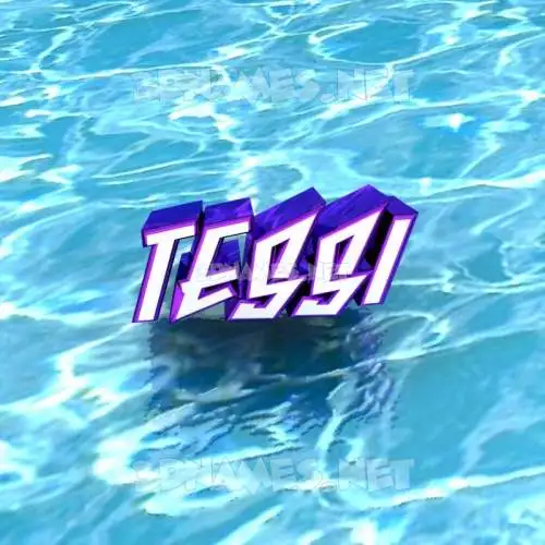 tessi in Water style - 3D name wallpaper tessi in Water style - 3D name wallpaper