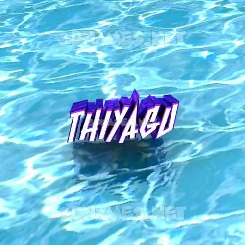 thiyagu in Water style - 3D name wallpaper thiyagu in Water style - 3D name wallpaper