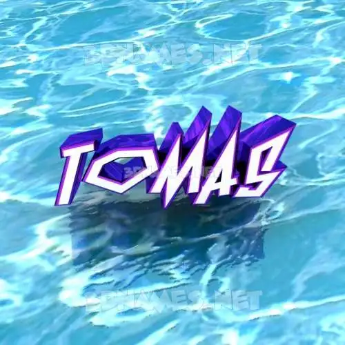 tomas in Water style - 3D name wallpaper tomas in Water style - 3D name wallpaper