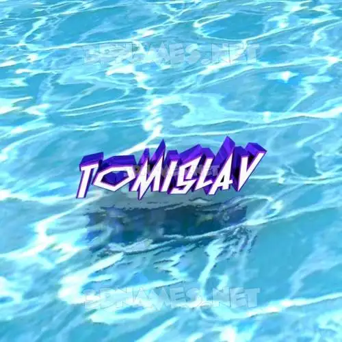 tomislav in Water style - 3D name wallpaper tomislav in Water style - 3D name wallpaper