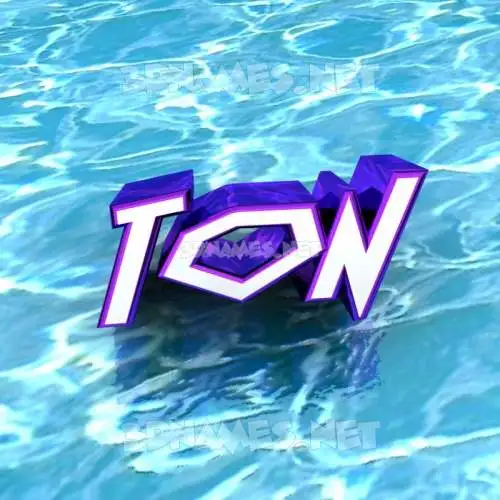 ton in Water style - 3D name wallpaper ton in Water style - 3D name wallpaper