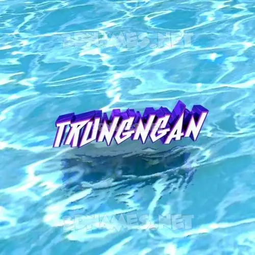 trungngan in Water style - 3D name wallpaper trungngan in Water style - 3D name wallpaper
