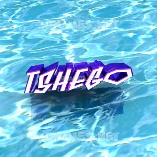 tshego in Water style - 3D name wallpaper
