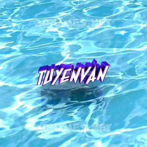 tuyenvan in Water style - 3D name wallpaper tuyenvan in Water style - 3D name wallpaper