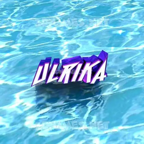 ulrika in Water style - 3D name wallpaper ulrika in Water style - 3D name wallpaper