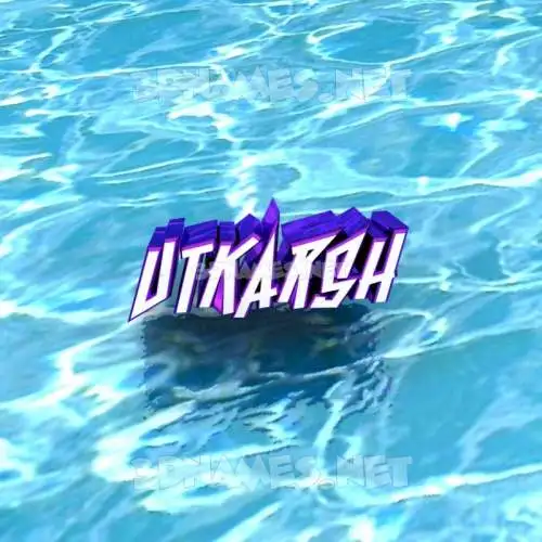 utkarsh in Water style - 3D name wallpaper utkarsh in Water style - 3D name wallpaper