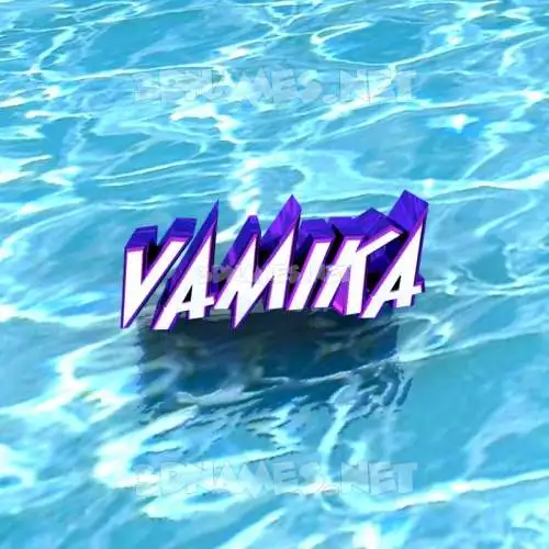 vamika in Water style - 3D name wallpaper vamika in Water style - 3D name wallpaper