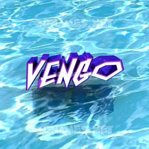 vengo in Water style - 3D name wallpaper