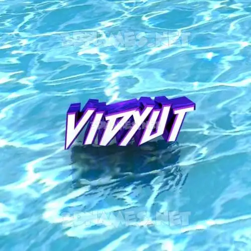 vidyut in Water style - 3D name wallpaper vidyut in Water style - 3D name wallpaper