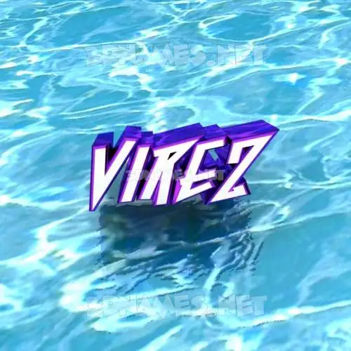 virez in Water style - 3D name wallpaper virez in Water style - 3D name wallpaper