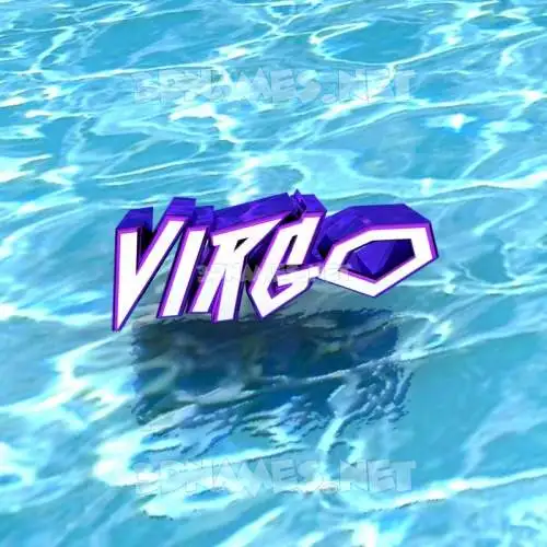 virgo in Water style - 3D name wallpaper
