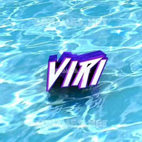 viri in Water style - 3D name wallpaper viri in Water style - 3D name wallpaper