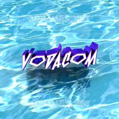 vodacom in Water style - 3D name wallpaper vodacom in Water style - 3D name wallpaper
