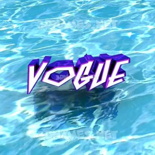 vogue in Water style - 3D name wallpaper vogue in Water style - 3D name wallpaper