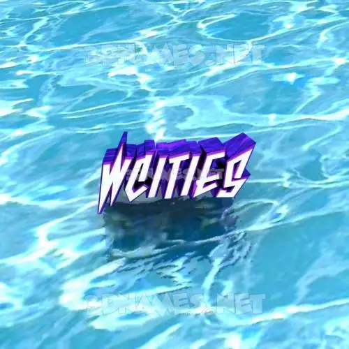 wcities in Water style - 3D name wallpaper wcities in Water style - 3D name wallpaper