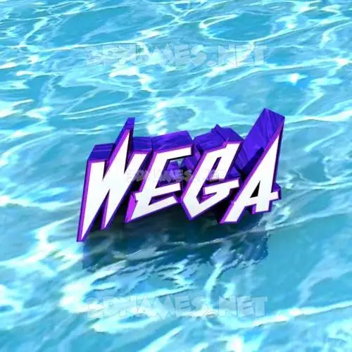 wega in Water style - 3D name wallpaper wega in Water style - 3D name wallpaper