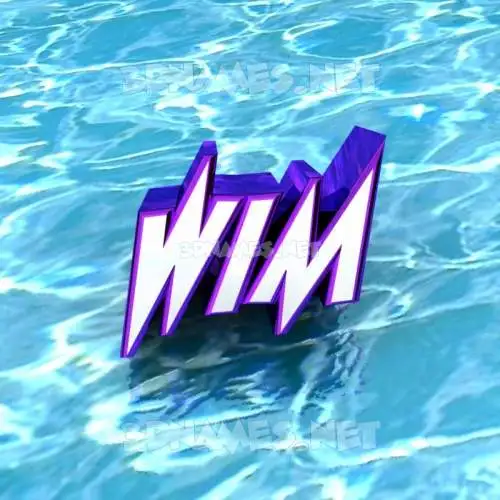 wim in Water style - 3D name wallpaper wim in Water style - 3D name wallpaper