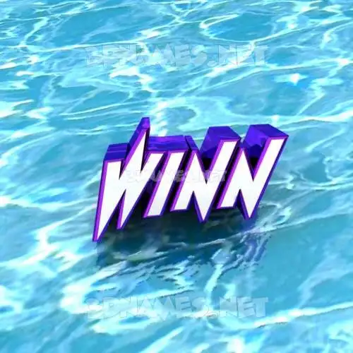 winn in Water style - 3D name wallpaper winn in Water style - 3D name wallpaper
