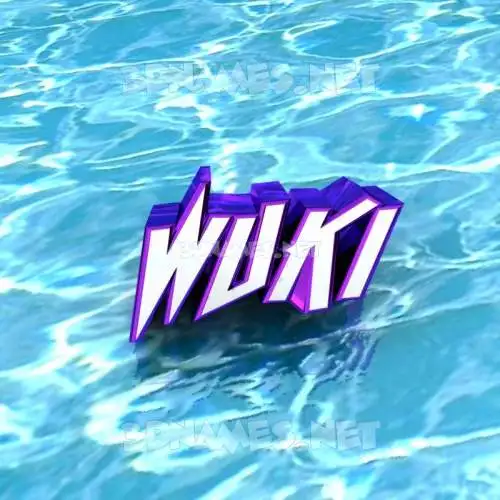 wuki in Water style - 3D name wallpaper wuki in Water style - 3D name wallpaper