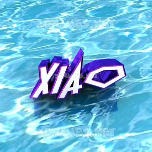 xiao in Water style - 3D name wallpaper xiao in Water style - 3D name wallpaper