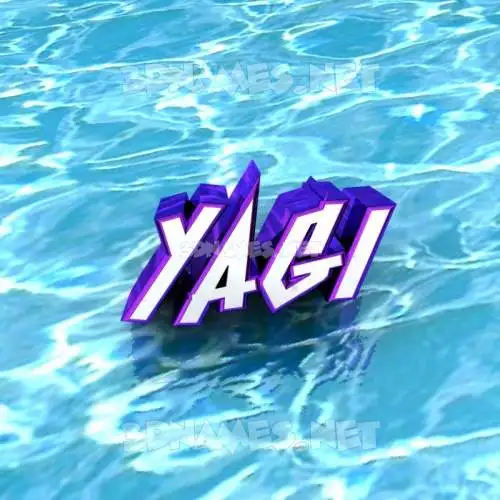 yagi in Water style - 3D name wallpaper yagi in Water style - 3D name wallpaper