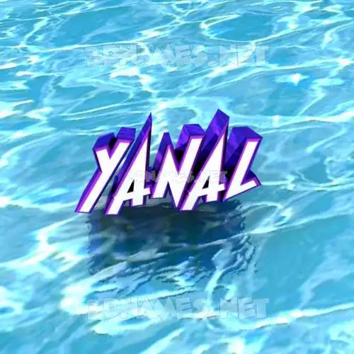 yanal in Water style - 3D name wallpaper yanal in Water style - 3D name wallpaper