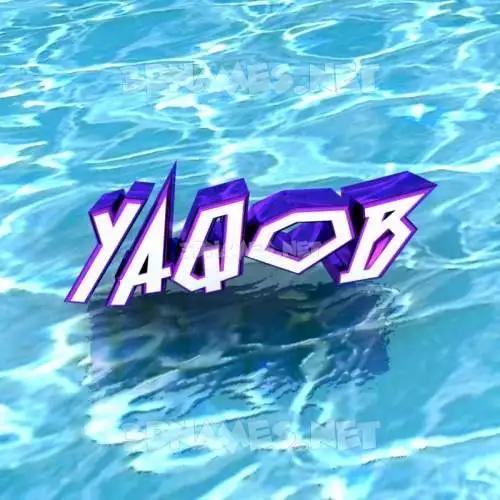 yaqob in Water style - 3D name wallpaper yaqob in Water style - 3D name wallpaper