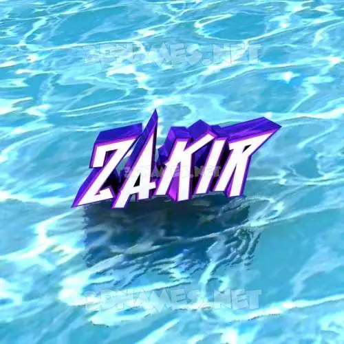zakir in Water style - 3D name wallpaper zakir in Water style - 3D name wallpaper