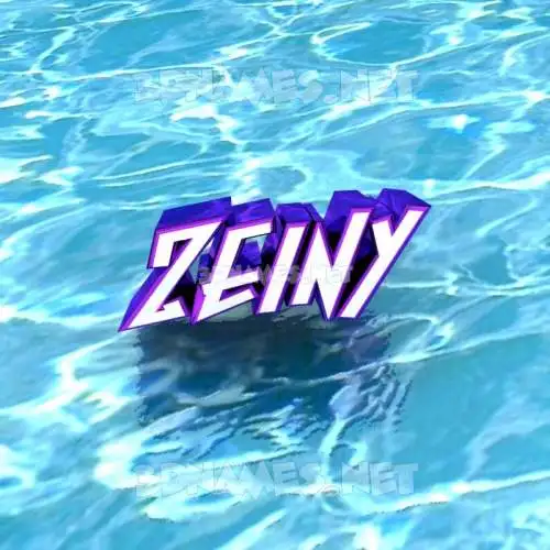 zeiny in Water style - 3D name wallpaper zeiny in Water style - 3D name wallpaper