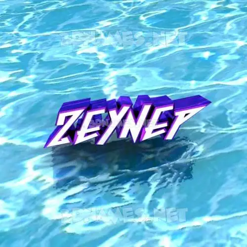 zeynep in Water style - 3D name wallpaper zeynep in Water style - 3D name wallpaper