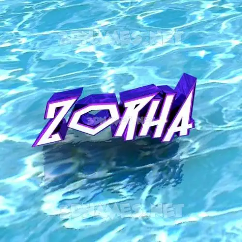 zorha in Water style - 3D name wallpaper zorha in Water style - 3D name wallpaper