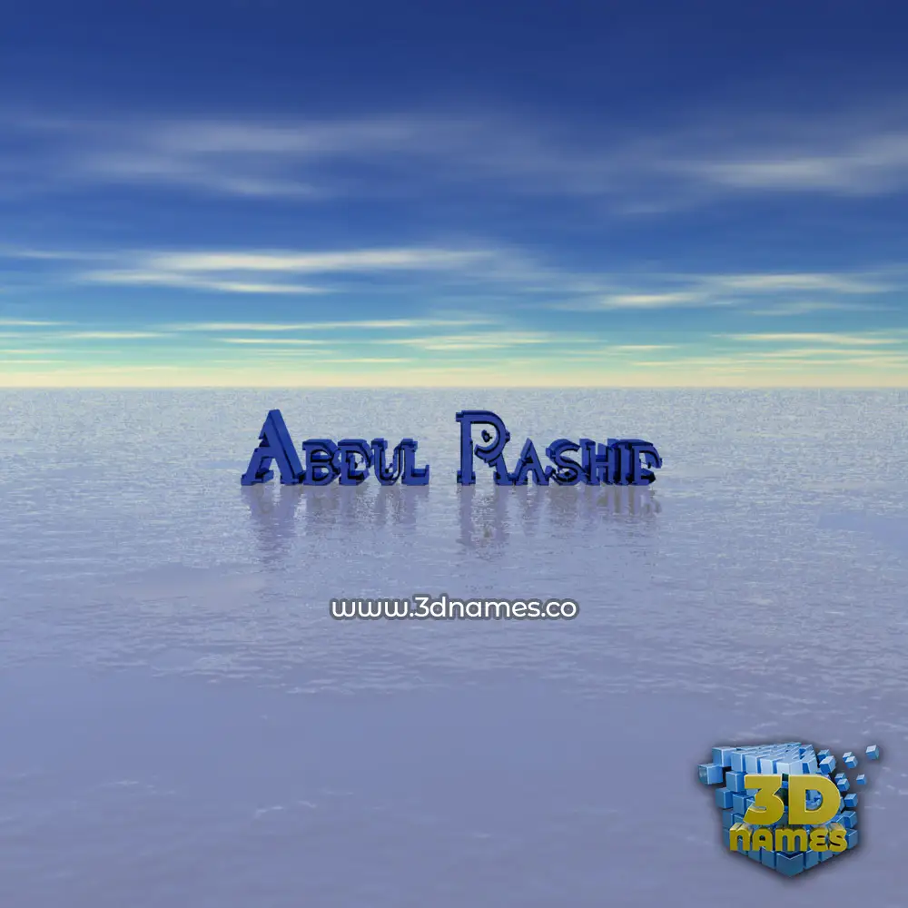 abdul rashid in Horizon style - 3D name wallpaper abdul rashid in Horizon style - 3D name wallpaper