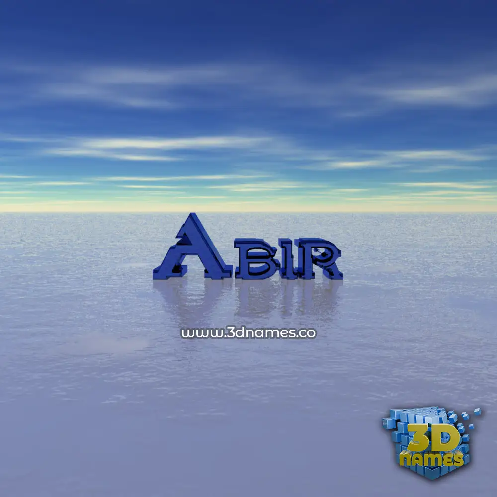 abir in Horizon style - 3D name wallpaper abir in Horizon style - 3D name wallpaper