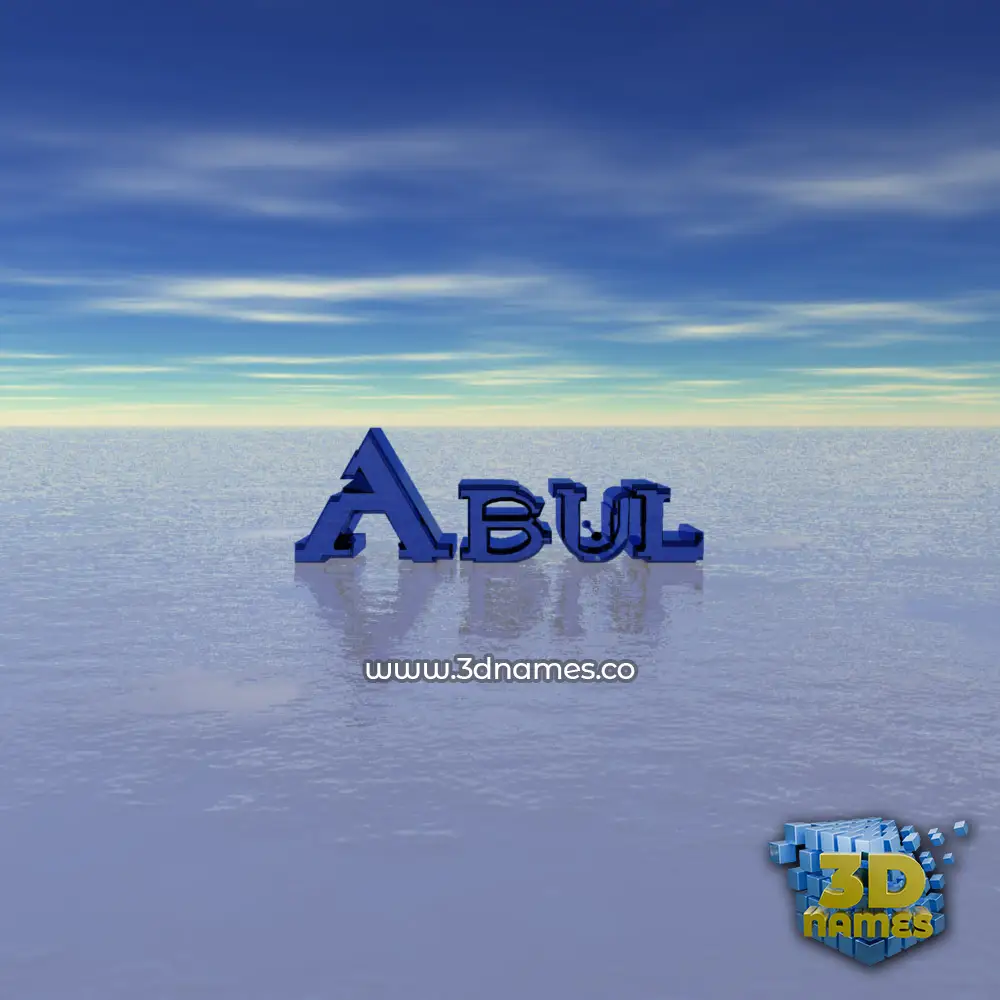 abul in Horizon style - 3D name wallpaper abul in Horizon style - 3D name wallpaper