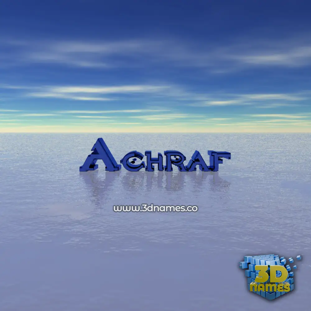 achraf in Horizon style - 3D name wallpaper achraf in Horizon style - 3D name wallpaper